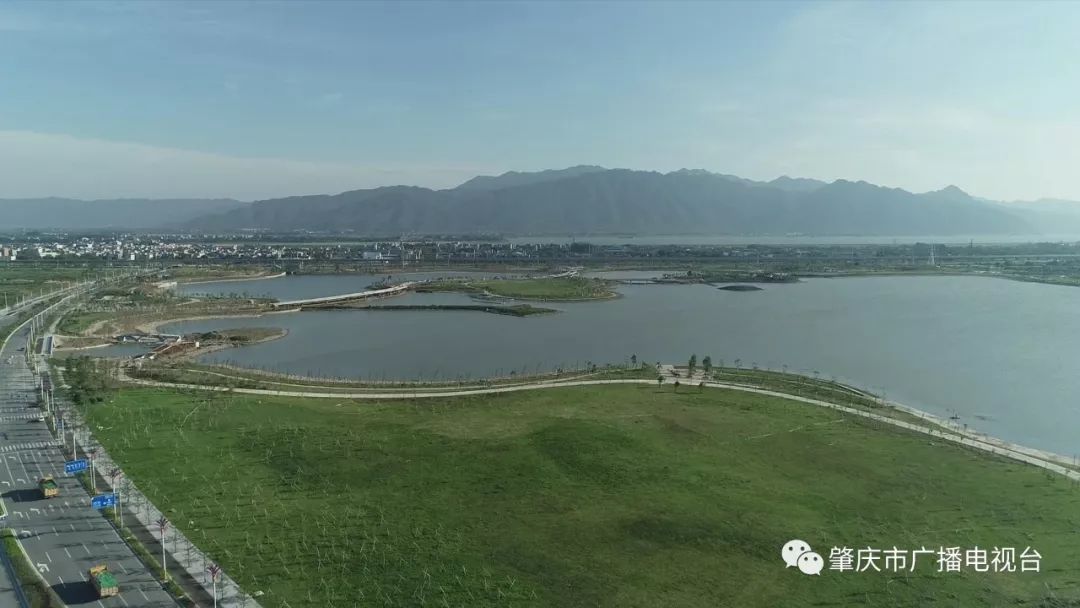 广东肇庆新区砚阳湖公园即将全面建成 "千塘之地"变身亮丽地标