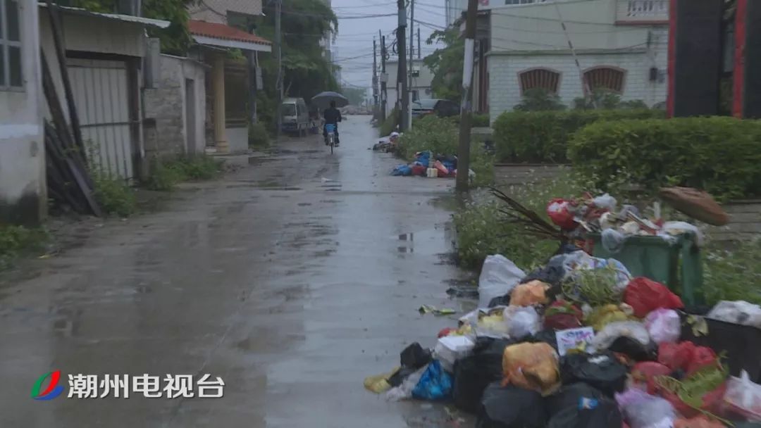 社会 广东潮州浮洋刘厝村"环卫工被拖欠工资 垃圾无人清运 在浮洋镇