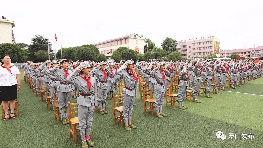 株洲渌口杨得志红军小学被评为全国五星级红军小学