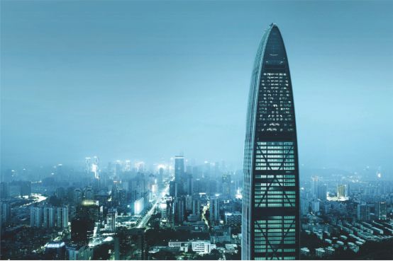8米,时至今日仍是深圳知名地标建筑之一.