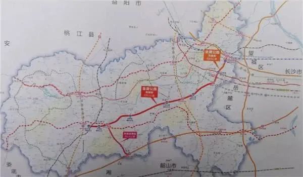 金唐公路是宁乡规划建设的一条横贯东西部的交通大动脉,是连通东西部